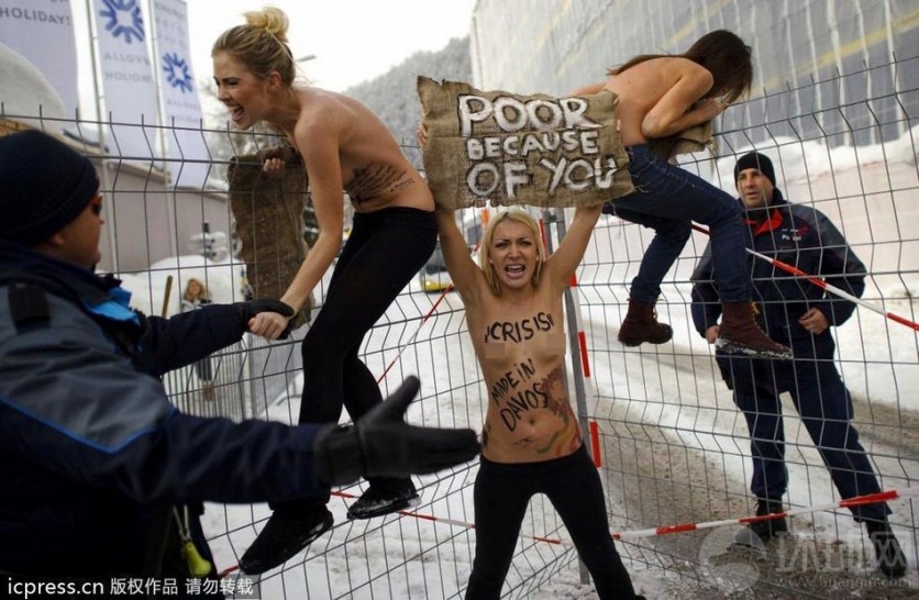 las protestas desnudas de femen en 2012 spanish china org cn 中国最权威的西班牙语新闻网站